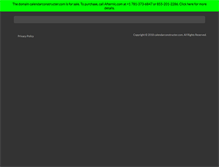Tablet Screenshot of calendarconstructer.com